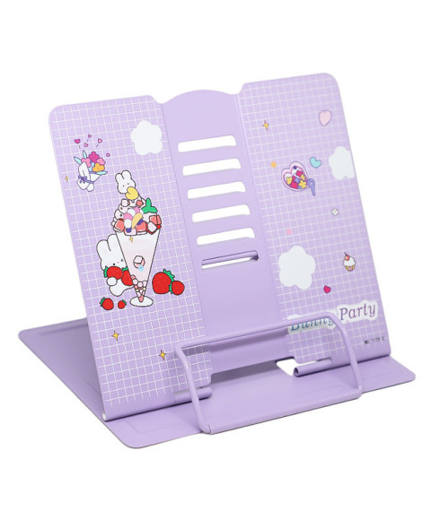 Suport pentru cărți Bunny Party, lilac